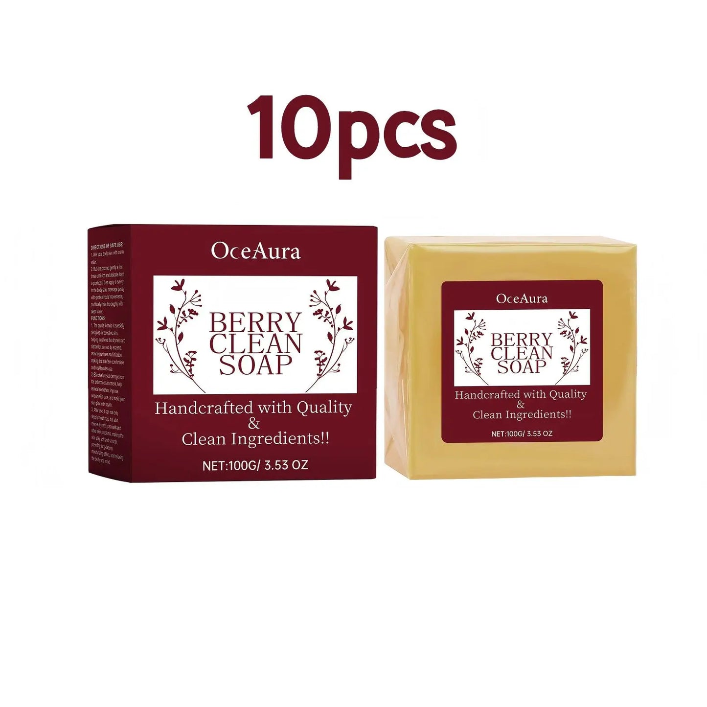 OceAura Exfoliating Handmade Soap For Smoother Brighter Skin