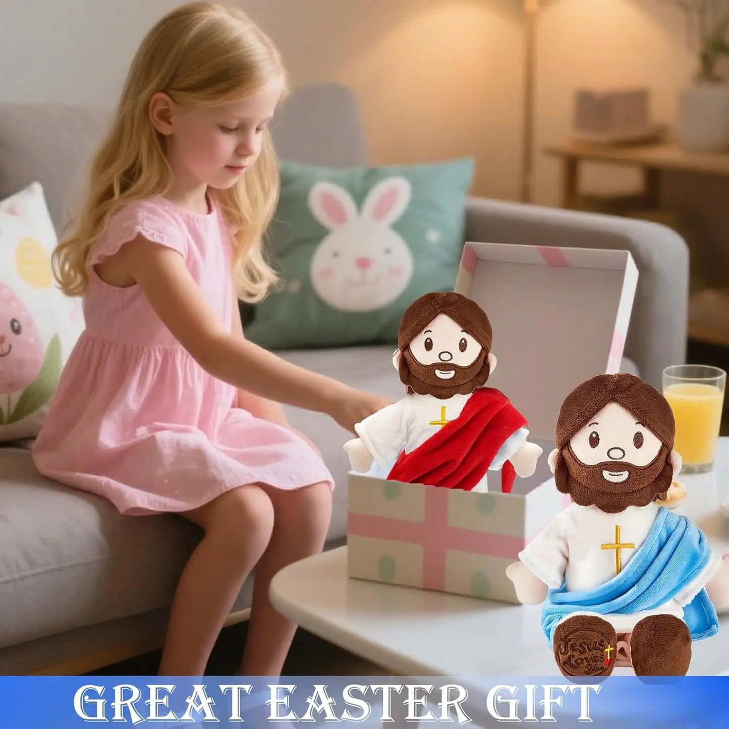 Plush Doll Religious Jesus Christening Gift Cotton