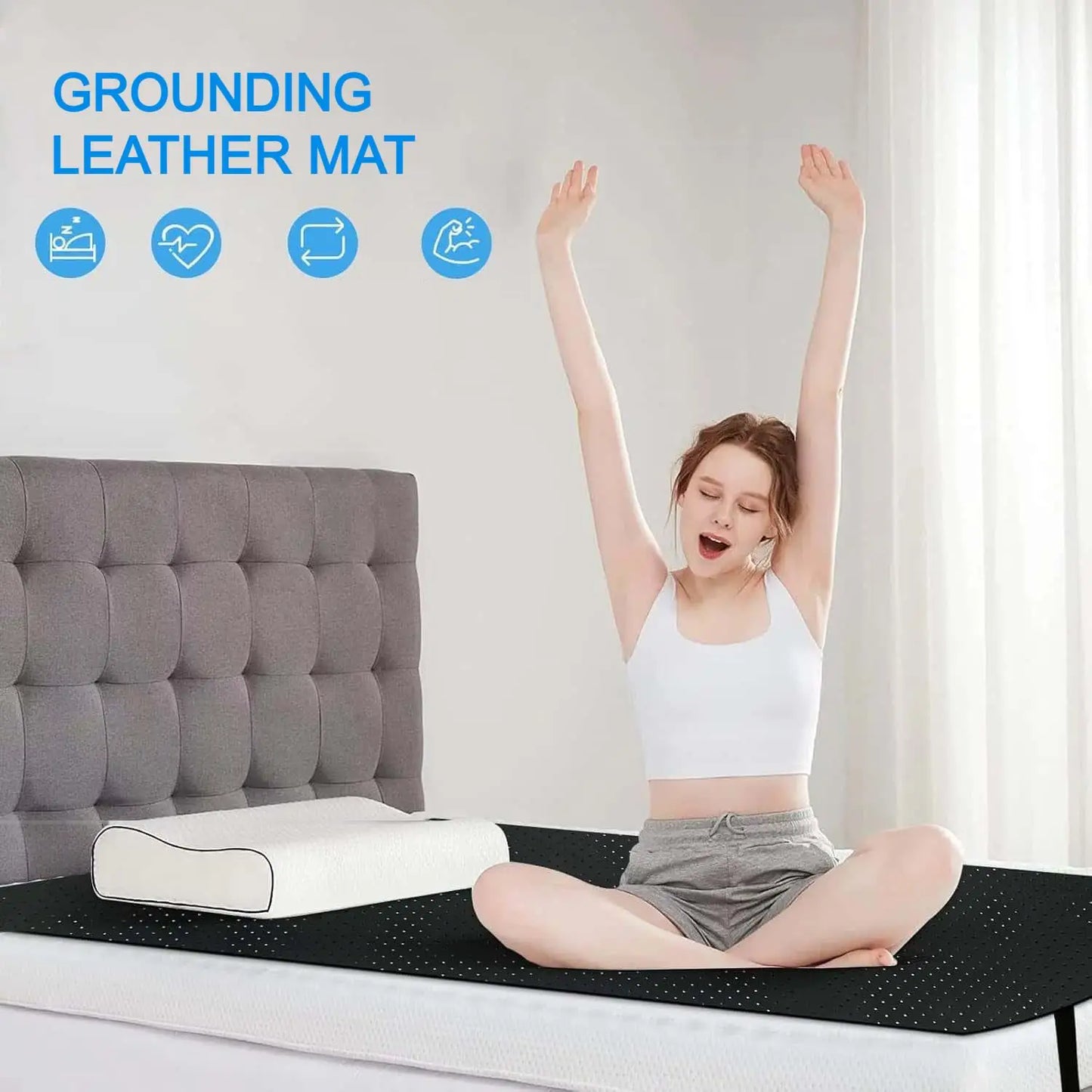 Grounding Mat Perforated Design for Relaxation and Wellbeing