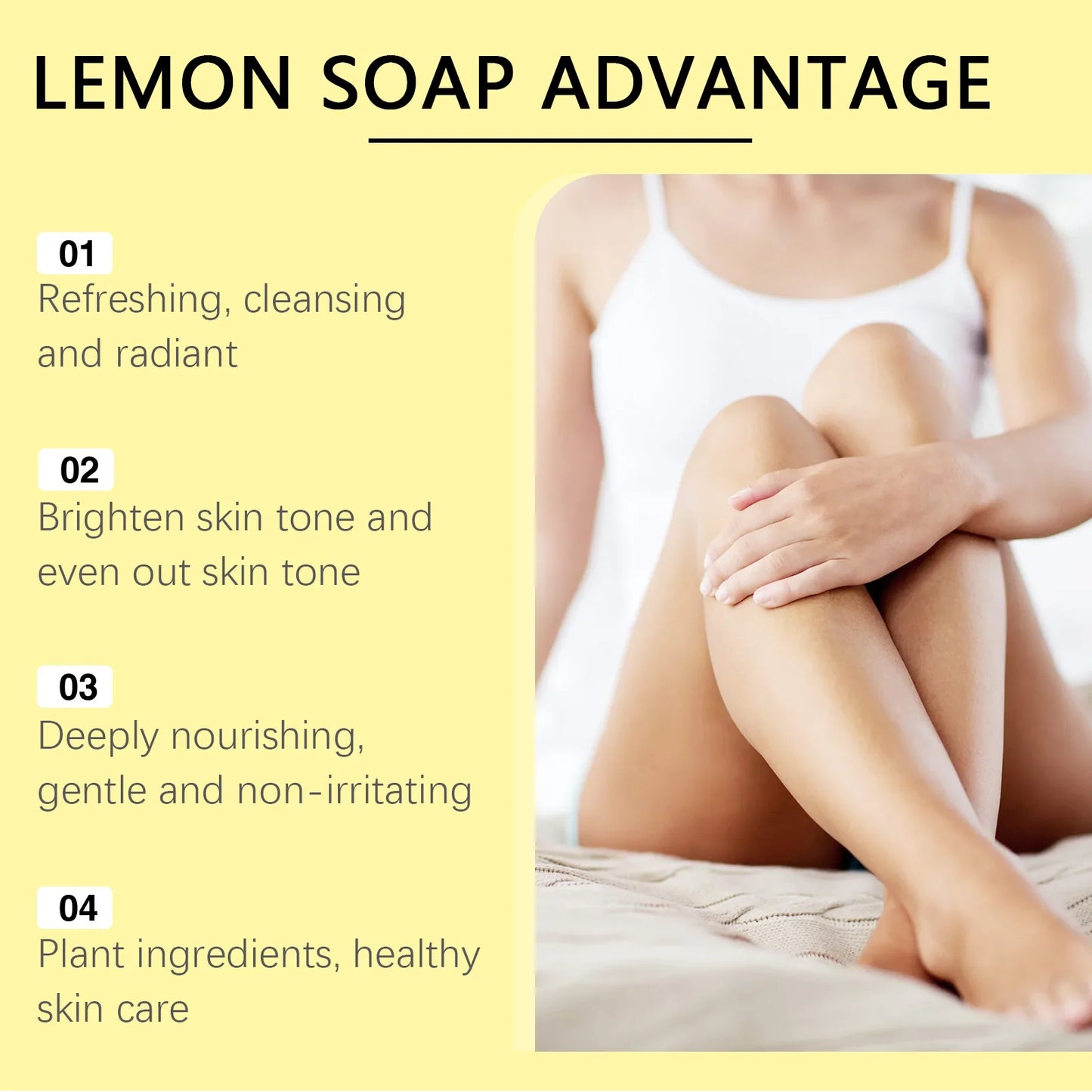 OceAura Soap Lemon Bathing Gentle Moisturizing Deep Cleanser
