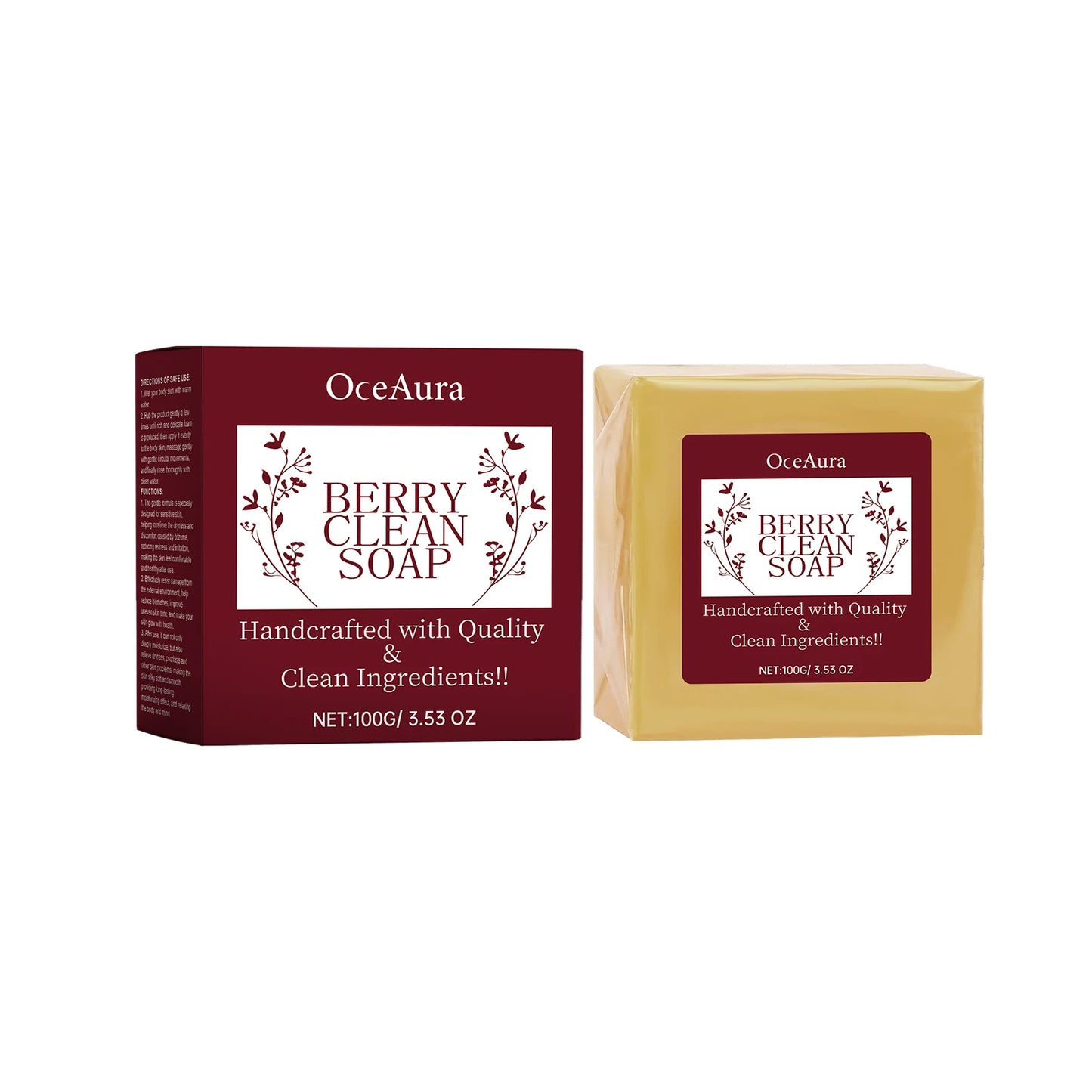 OceAura Exfoliating Handmade Soap For Smoother Brighter Skin