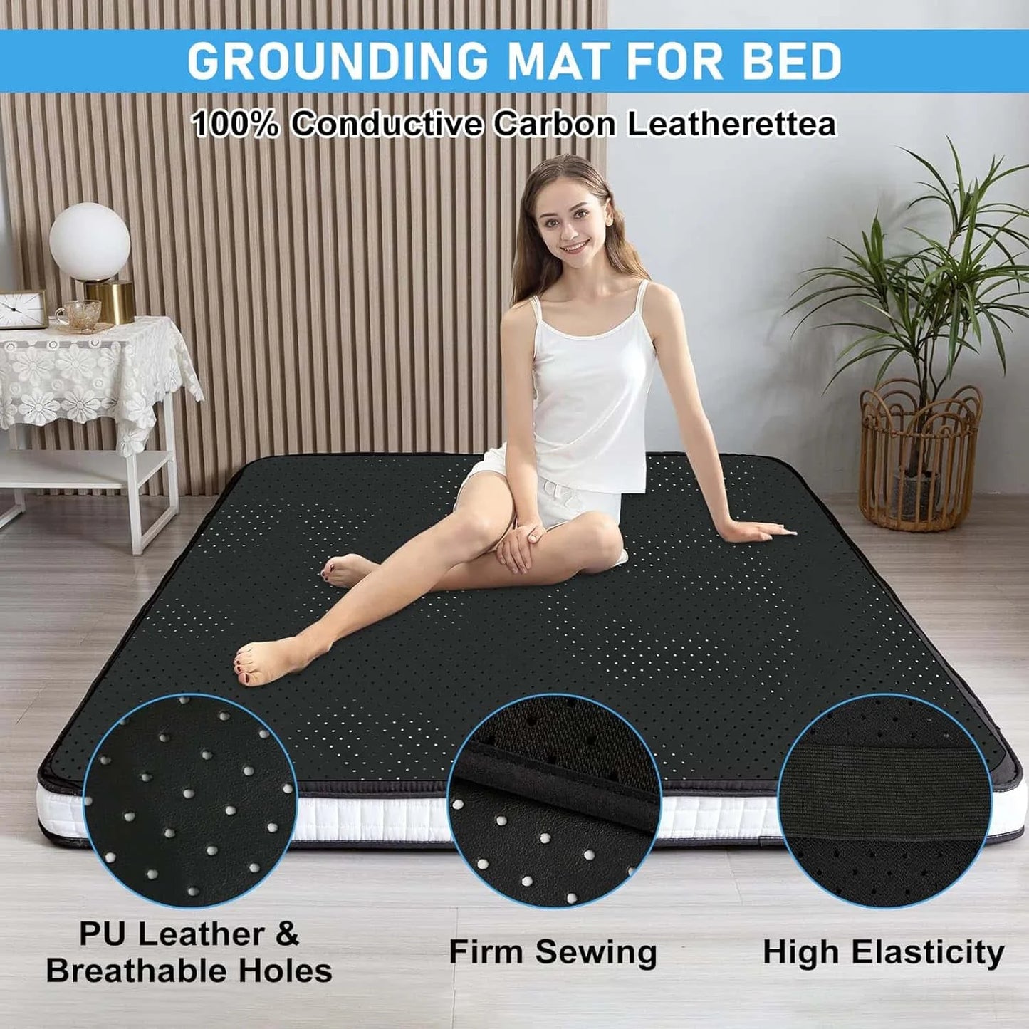 Grounding Mat Perforated Design for Relaxation and Wellbeing