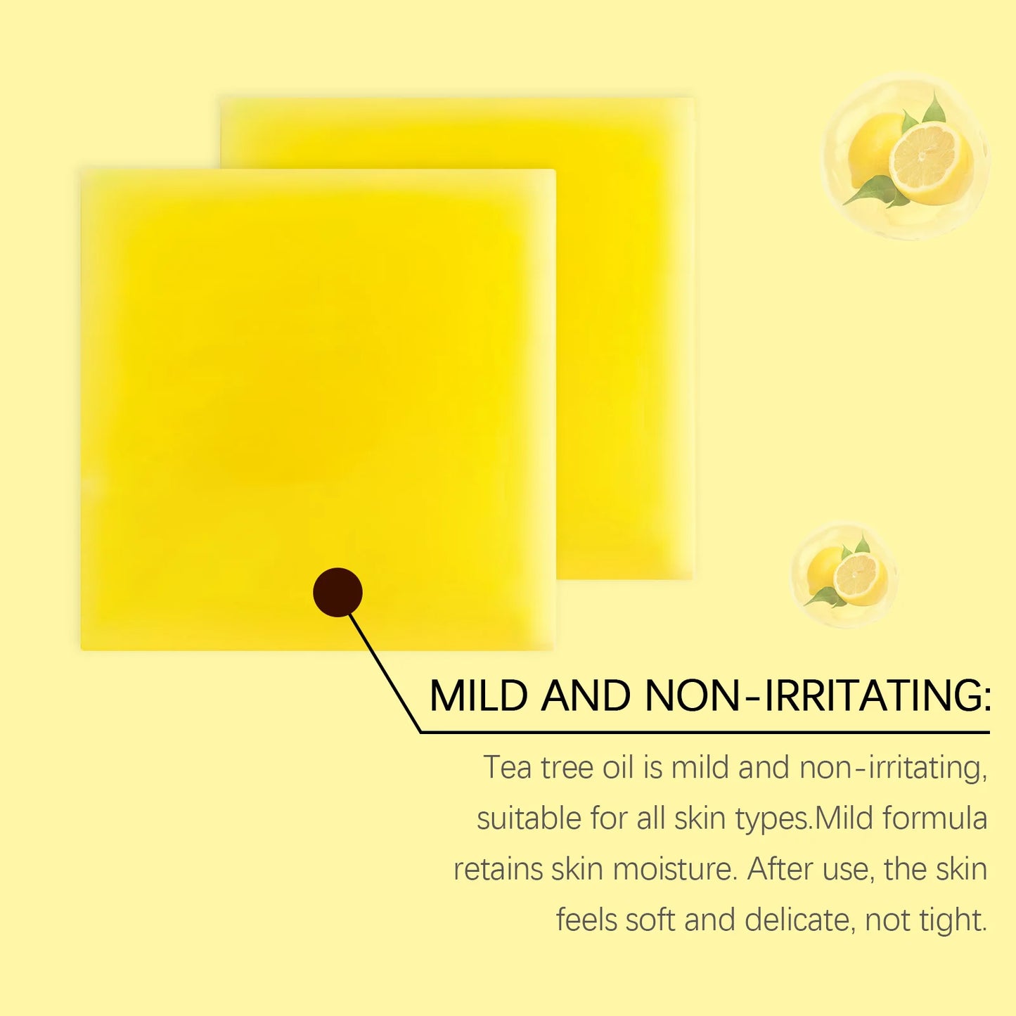 OceAura Soap Lemon Bathing Gentle Moisturizing Deep Cleanser