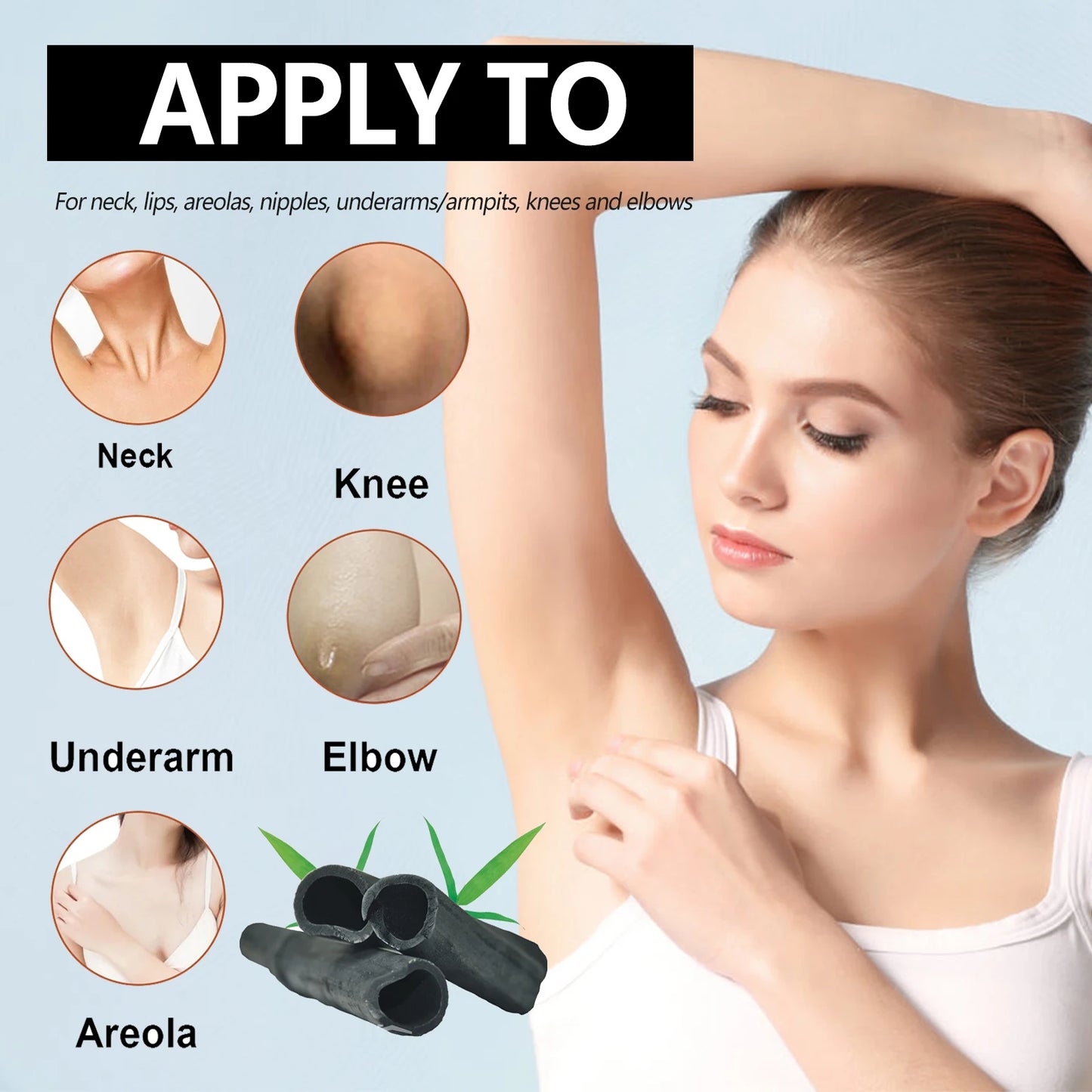 Ouhoe Soap Bamboo Charcoal Skin Beauty Brightening Moisturizing