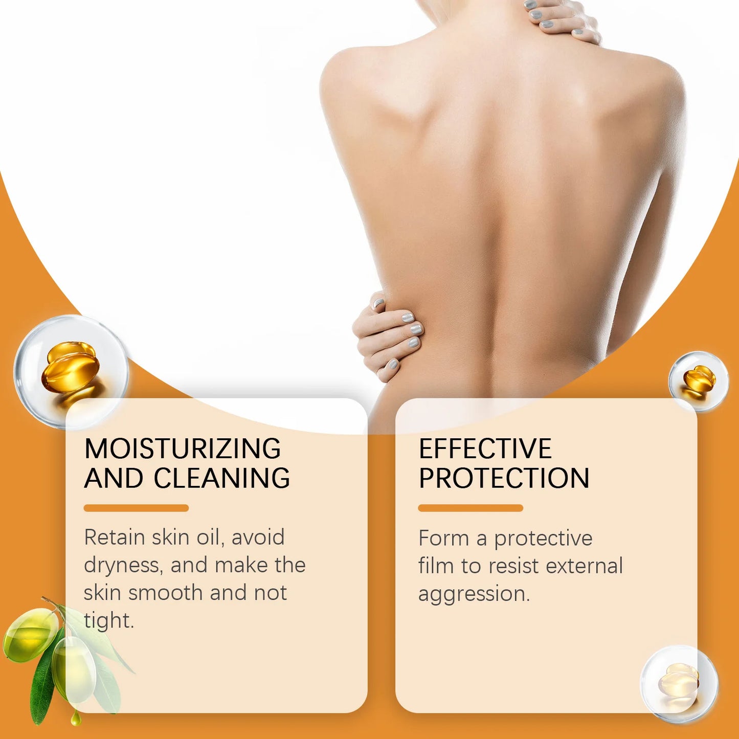 OceAura Body Cleaning Soap Moisturizing with Coconut Oil