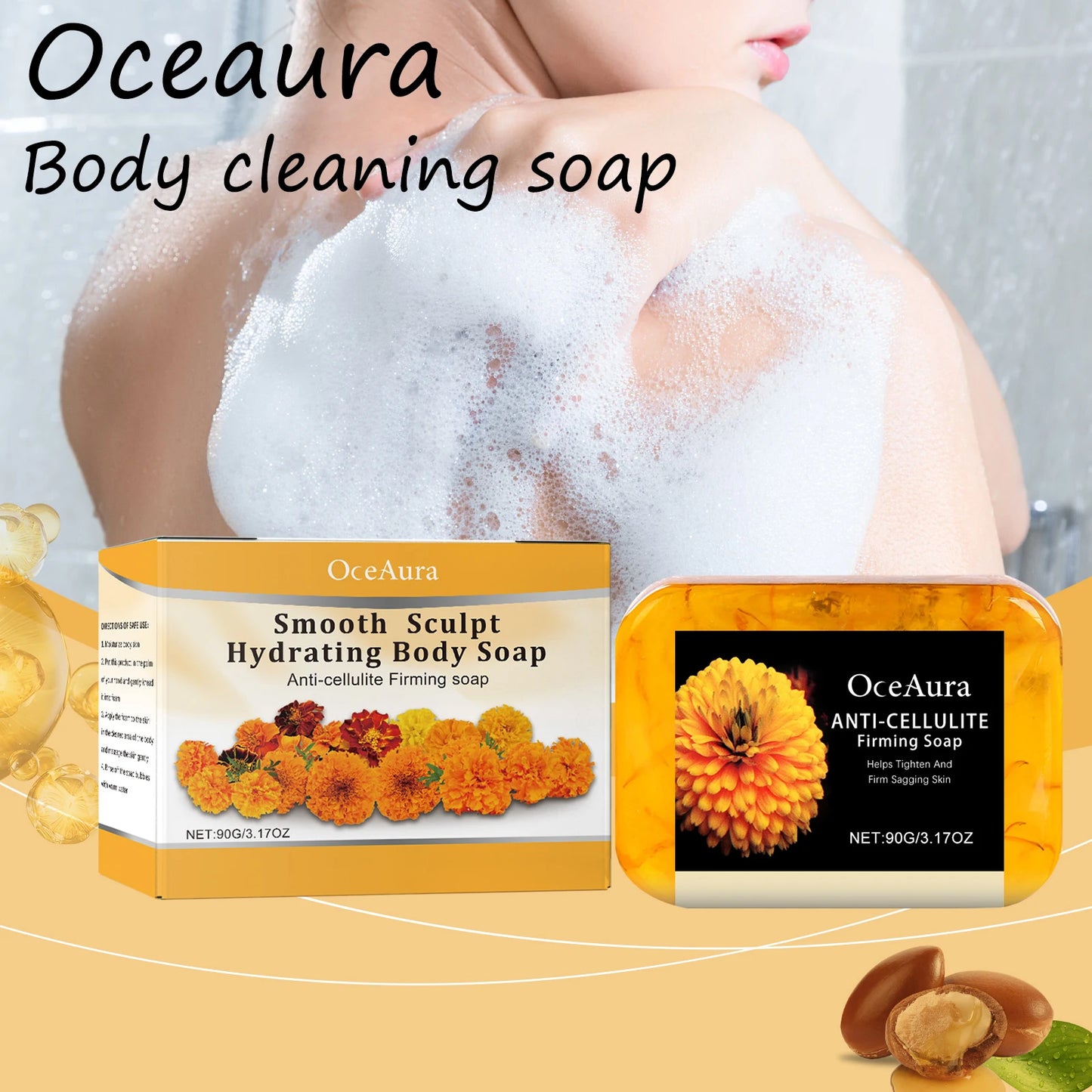 OceAura Soap Gentle Cleaning Pore Dirt Removal Moisturizing