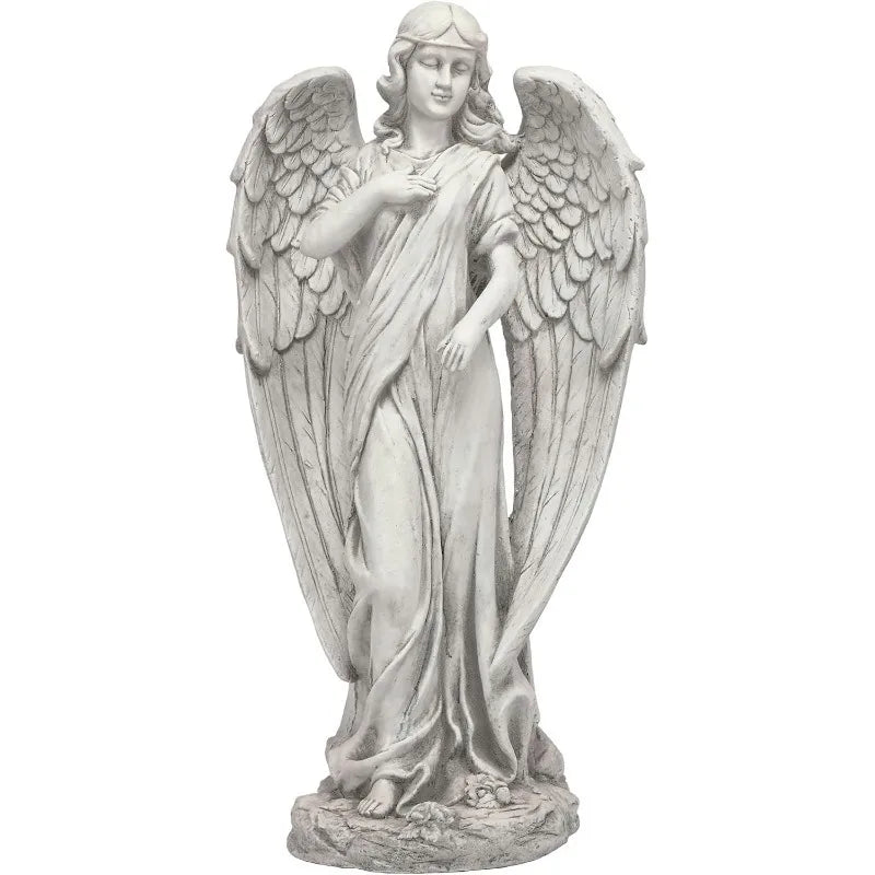 Angel Statue Indoor Outdoor Garden Decor Calming Guardian