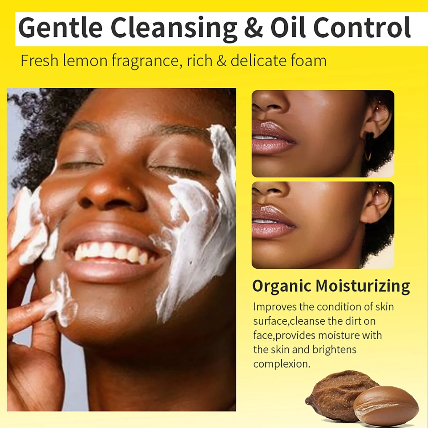 AILKE Soap Bar Lemon Whitening For Clear Skin And Body