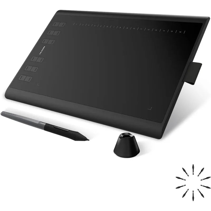 HUION Graphics Tablet With 8192 Pressure Sensitivity Stylus