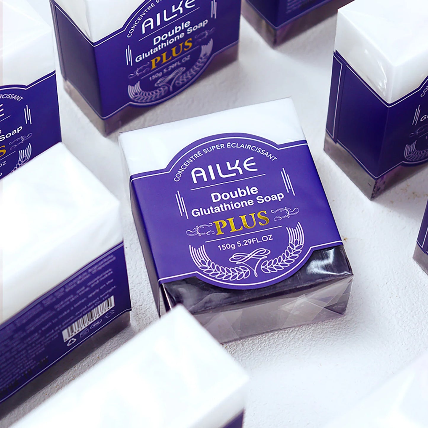 AILKE Soap Bar With Organic Glutathione Lavender For Face