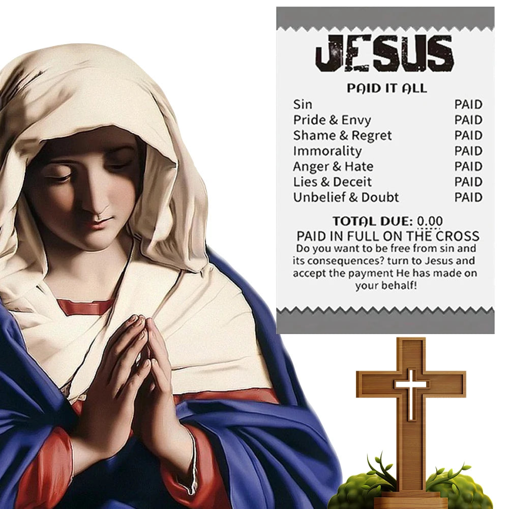 Pocket Bible Tract Nonfade Plan Of Salvation Prayer Card