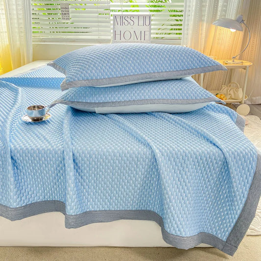 NONECN Ice Silk Bed Sheet, Cooling Bedding For Hot Sleepers