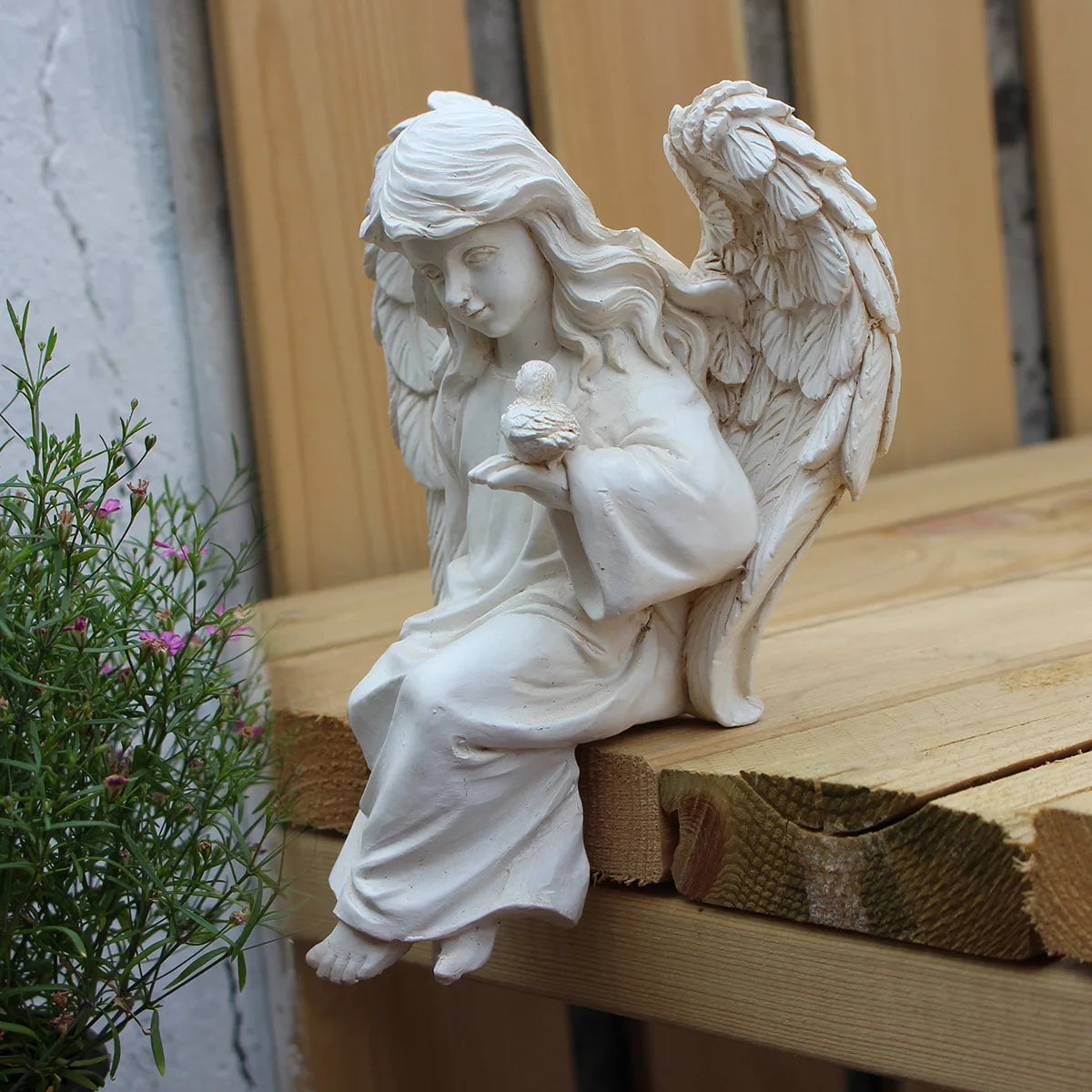 Angel Ornament Creative Decor For Home Garden Courtyard