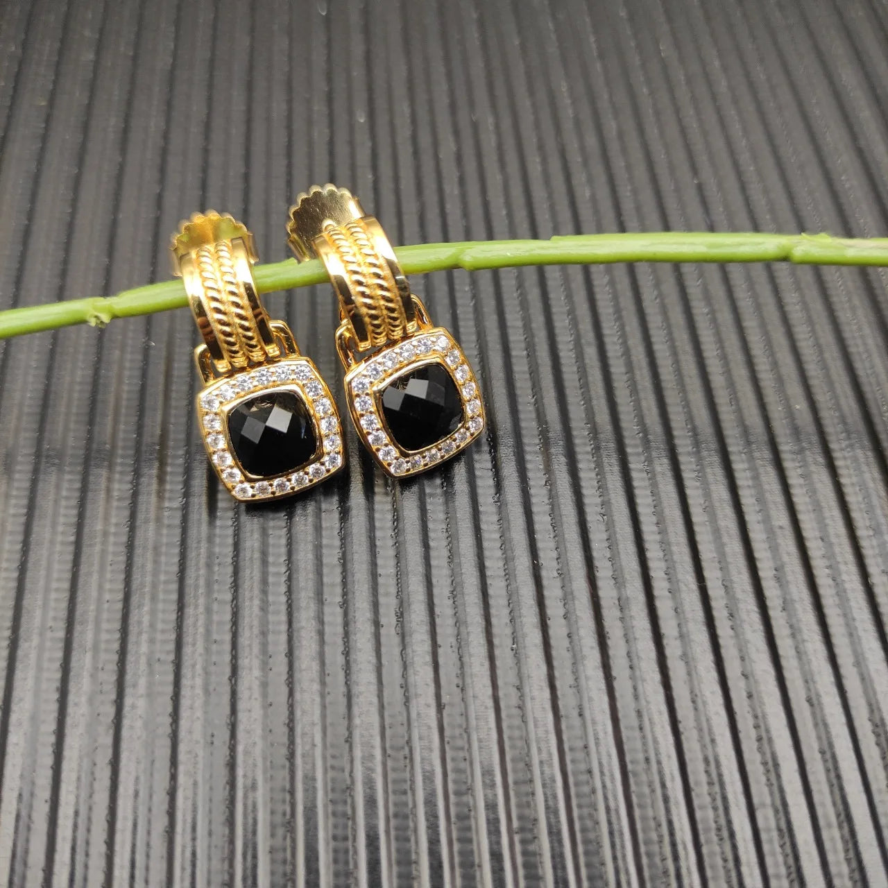 NONECN Earrings Metal Stud Fashion Gift Accessory Elegant