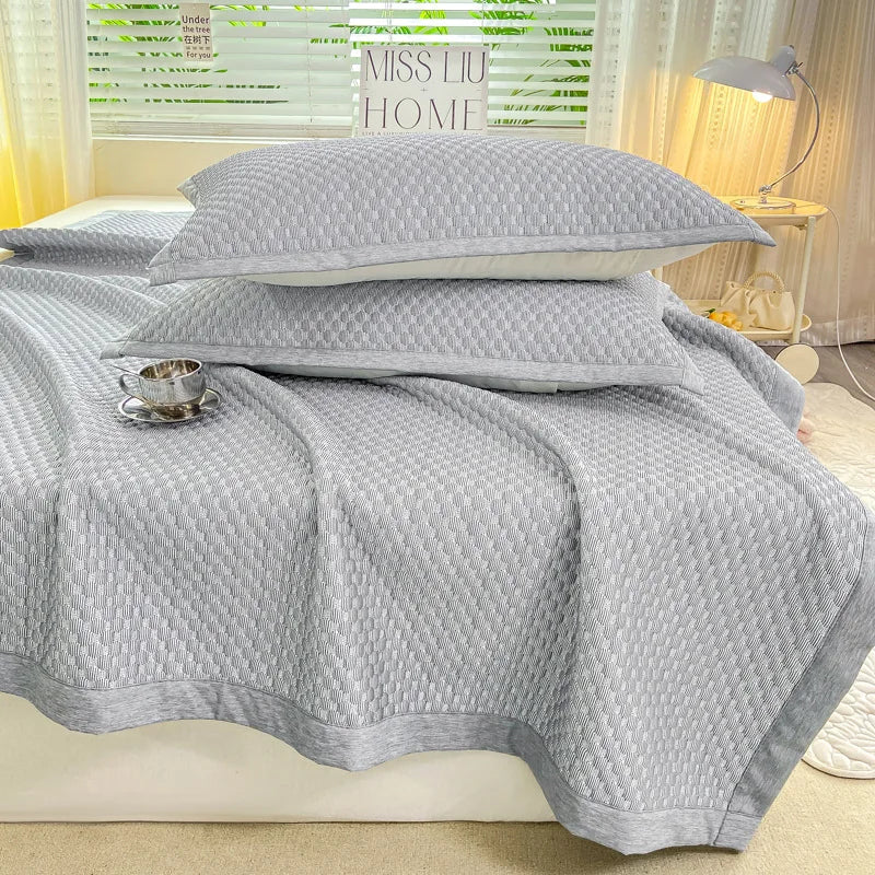 NONECN Ice Silk Bed Sheet, Cooling Bedding For Hot Sleepers