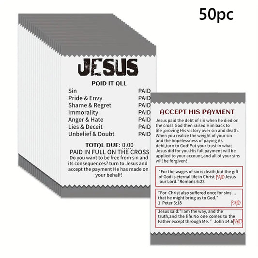 Pocket Bible Tract Nonfade Plan Of Salvation Prayer Card