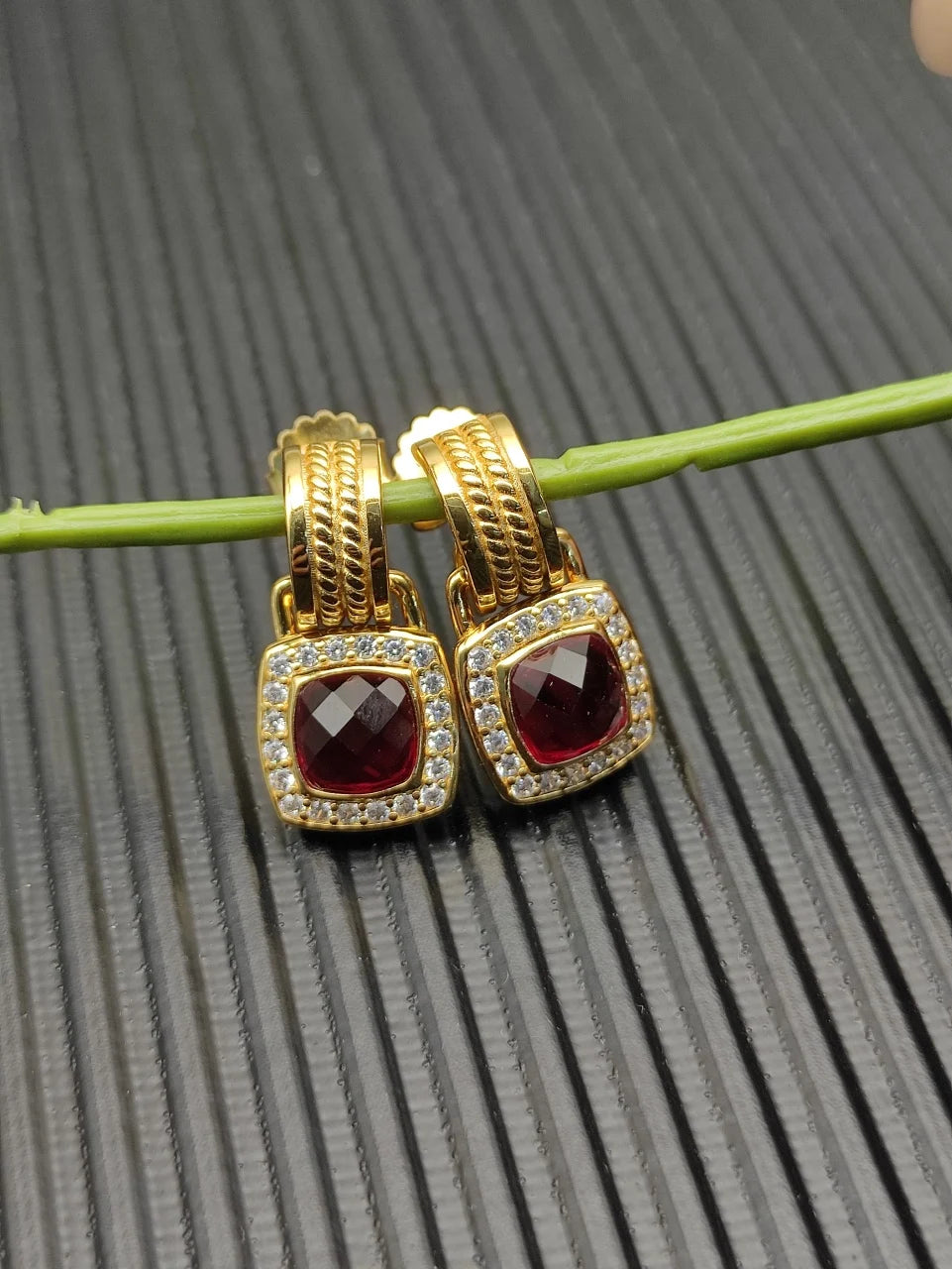 NONECN Earrings Metal Stud Fashion Gift Accessory Elegant