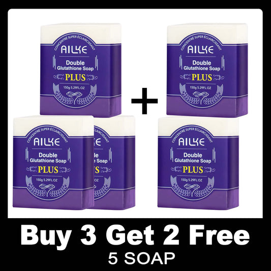 AILKE Soap Bar With Organic Glutathione Lavender For Face