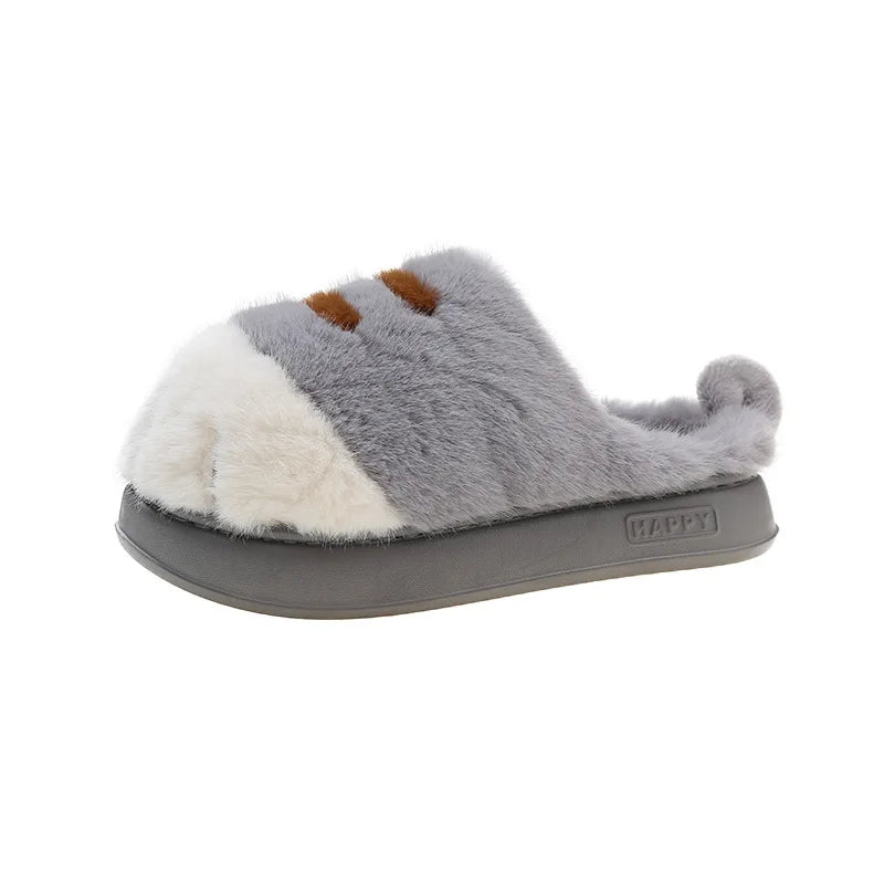Feerldi Slippers Furry Indoor Outdoor Non Slip Everyday