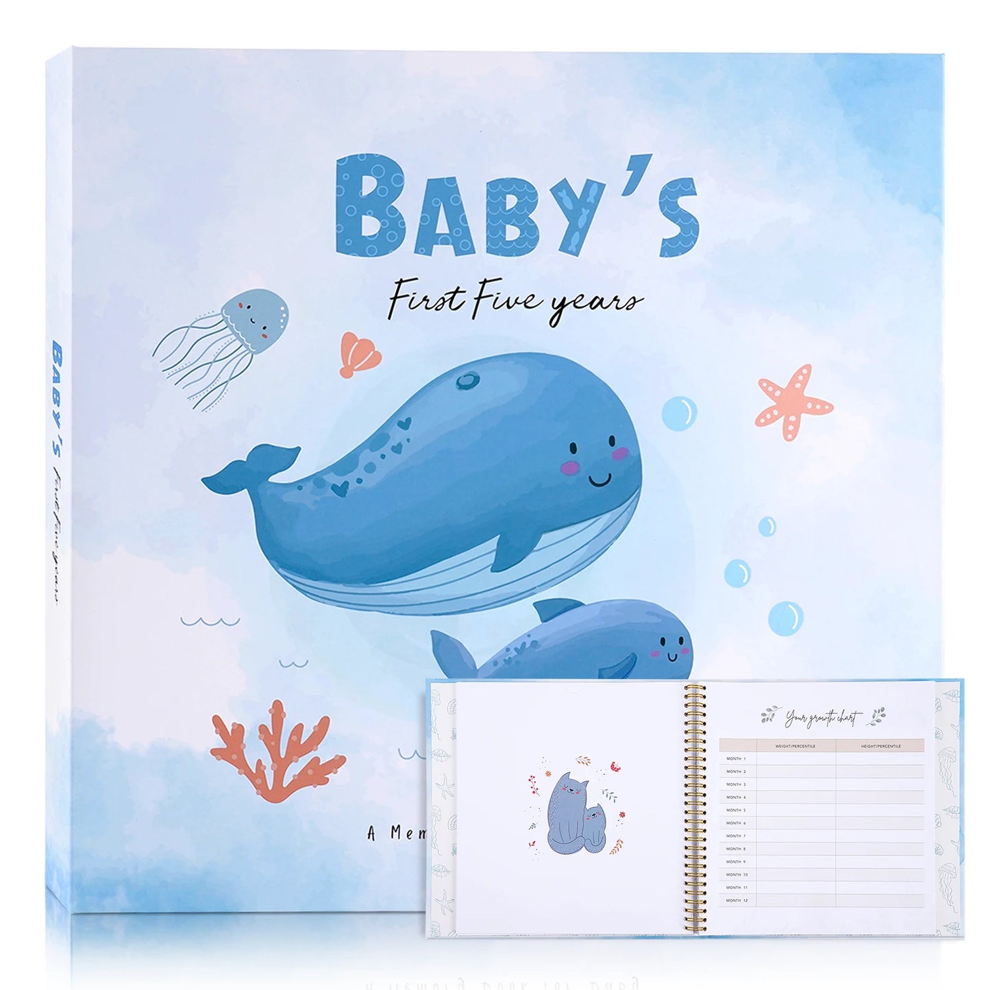 Baby Memory Book Animal Theme Keepsake Journal For Baby Growth