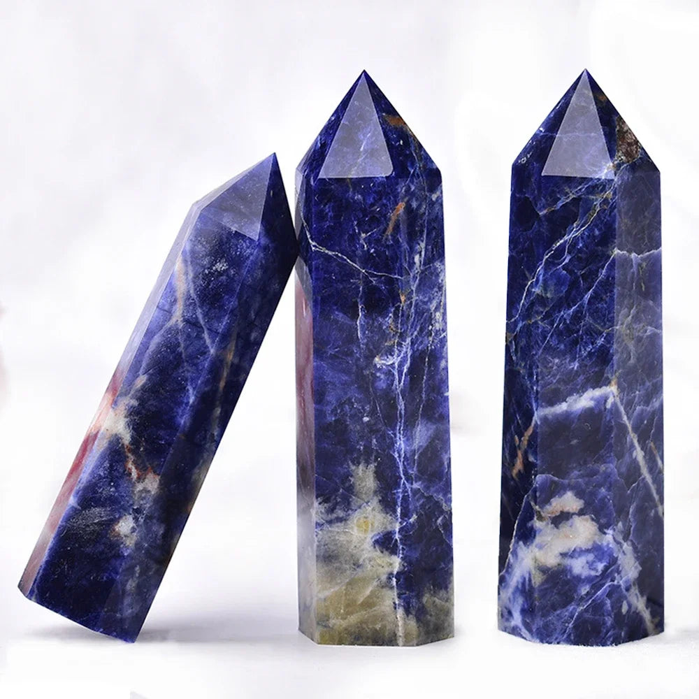 AierCrystal Stone Wand Rose Quartz Amethyst Point Decor