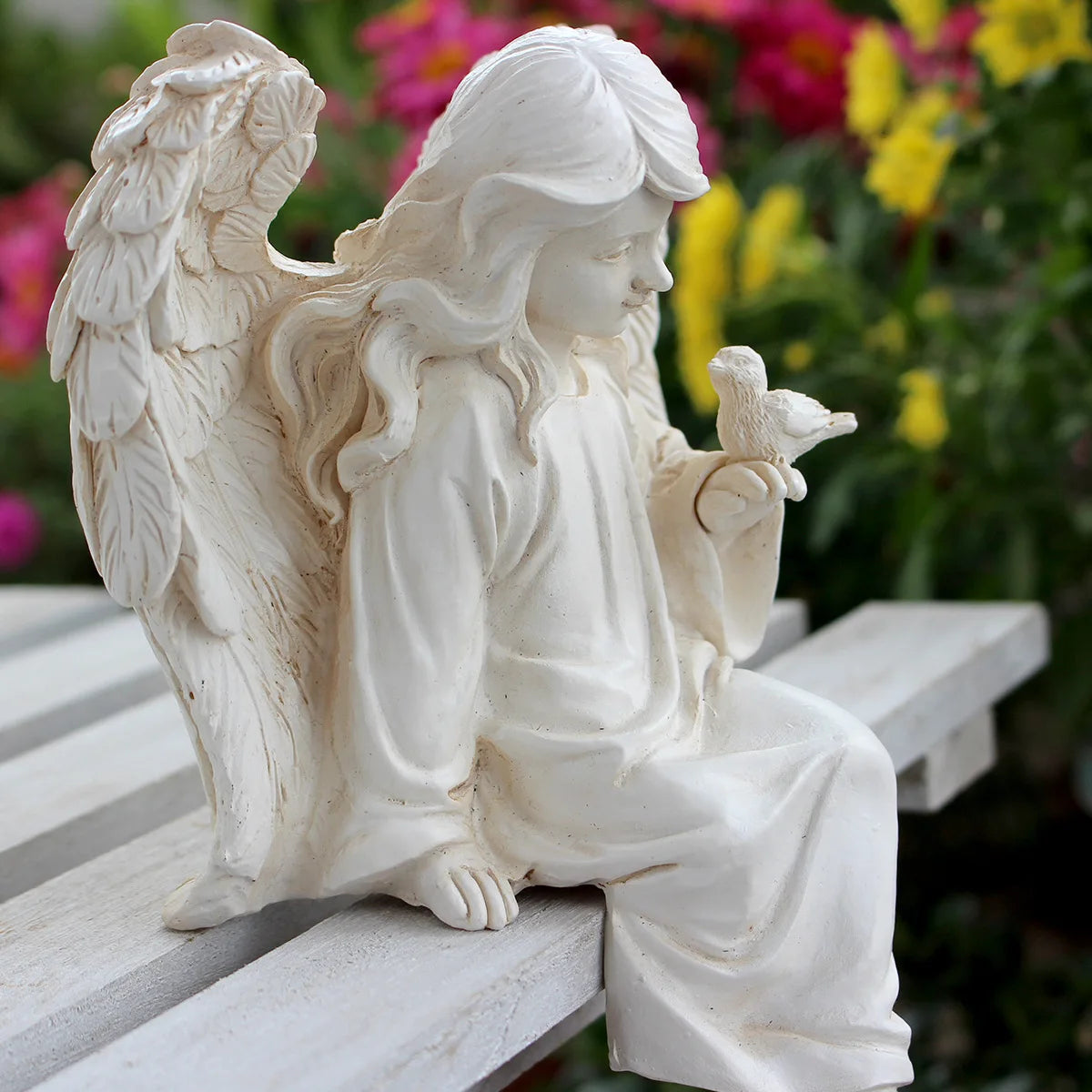 Angel Ornament Creative Decor For Home Garden Courtyard