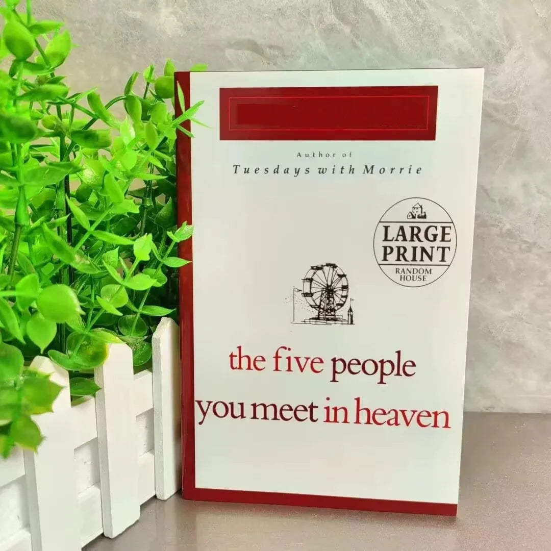 Book Paperback Mitch Albom Five People You Meet In Heaven