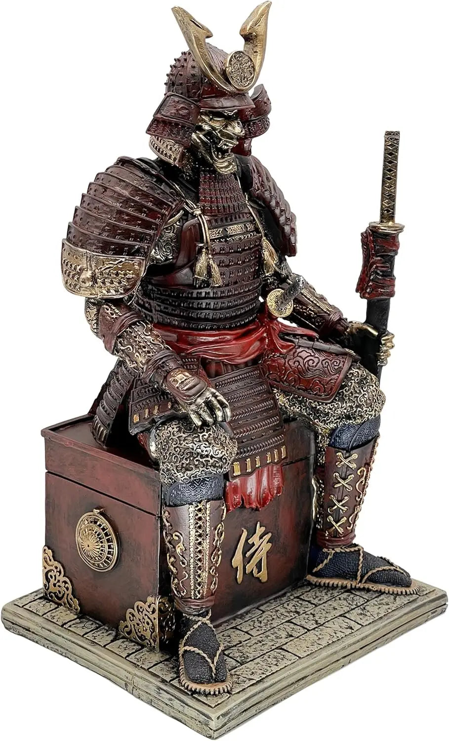 Statue Resin Medieval Samurai Undead Warrior Figurine