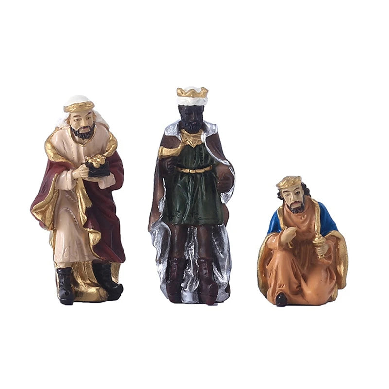 Nativity Scene 11-Piece Set Classic Home Decor Ornaments