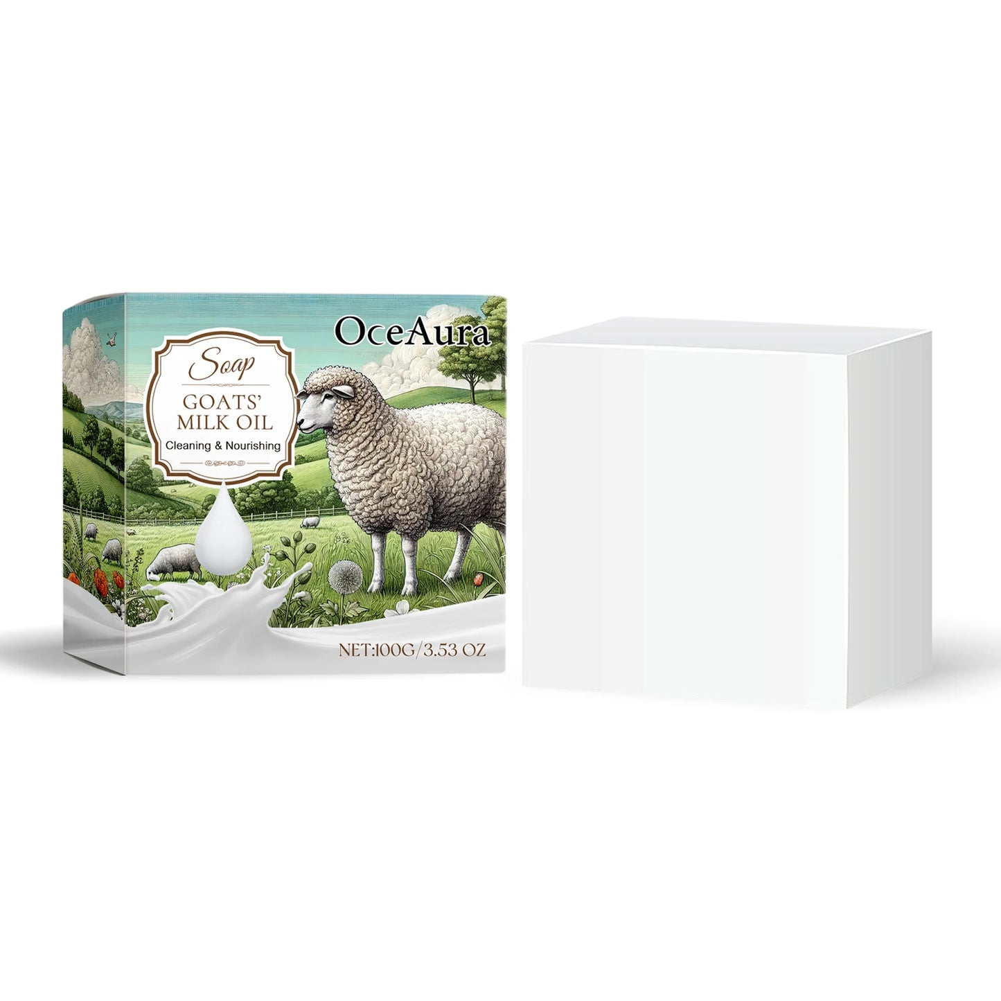 OceAura Goats Milk Soap For Oily Skin Moisturizing