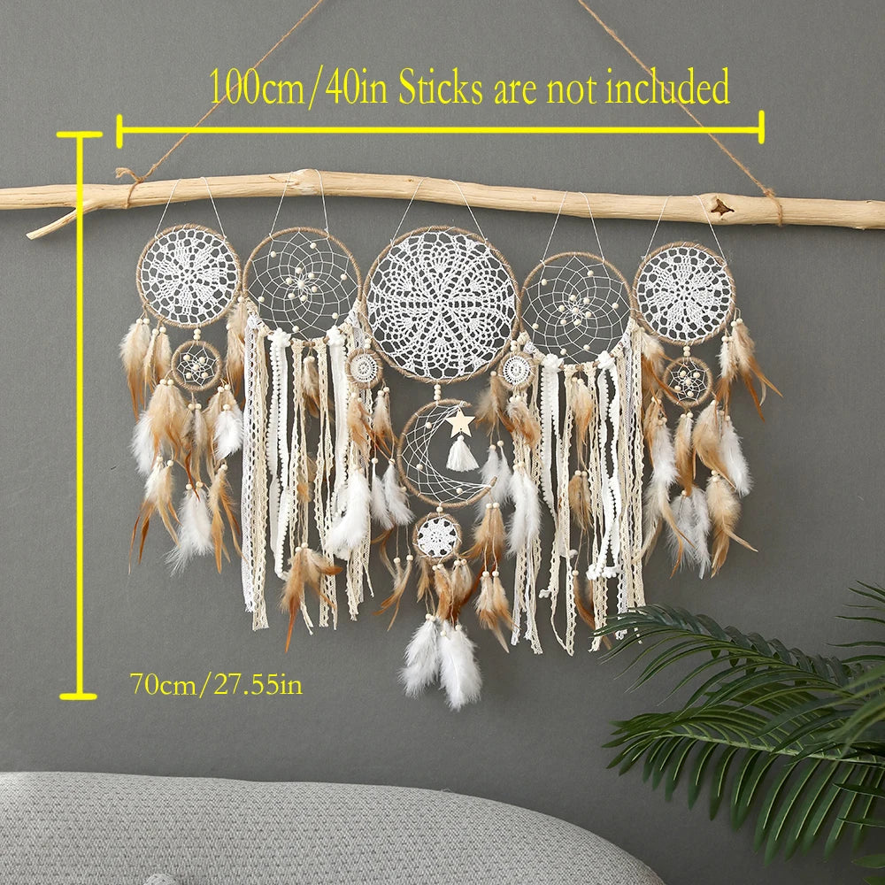 Dreamcatcher Set Bohemian Metal Wall Hanging Decor Collection