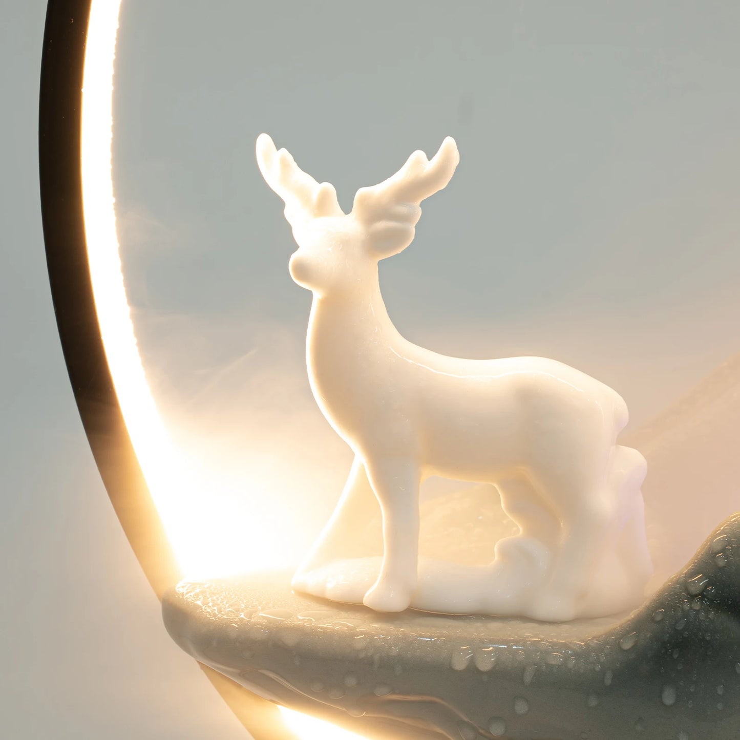 Hign-concerned Tabletop Fountain LED Lights Indoor Rockery