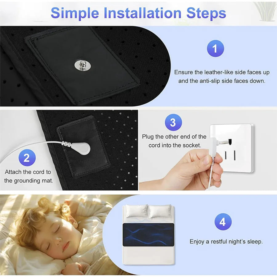 Bed Grounding Pad With Wire For Mattress And Other Pads