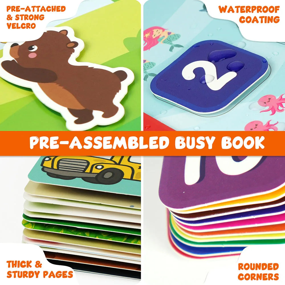 Busy Book Autism Sensory Activities for Toddlers and Preschoolers