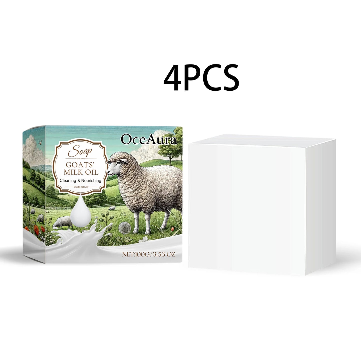 OceAura Goats Milk Soap For Oily Skin Moisturizing