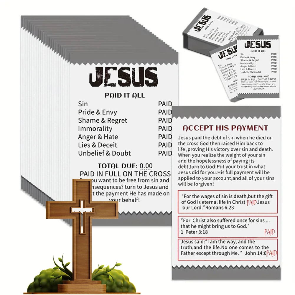 Pocket Bible Tract Nonfade Plan Of Salvation Prayer Card