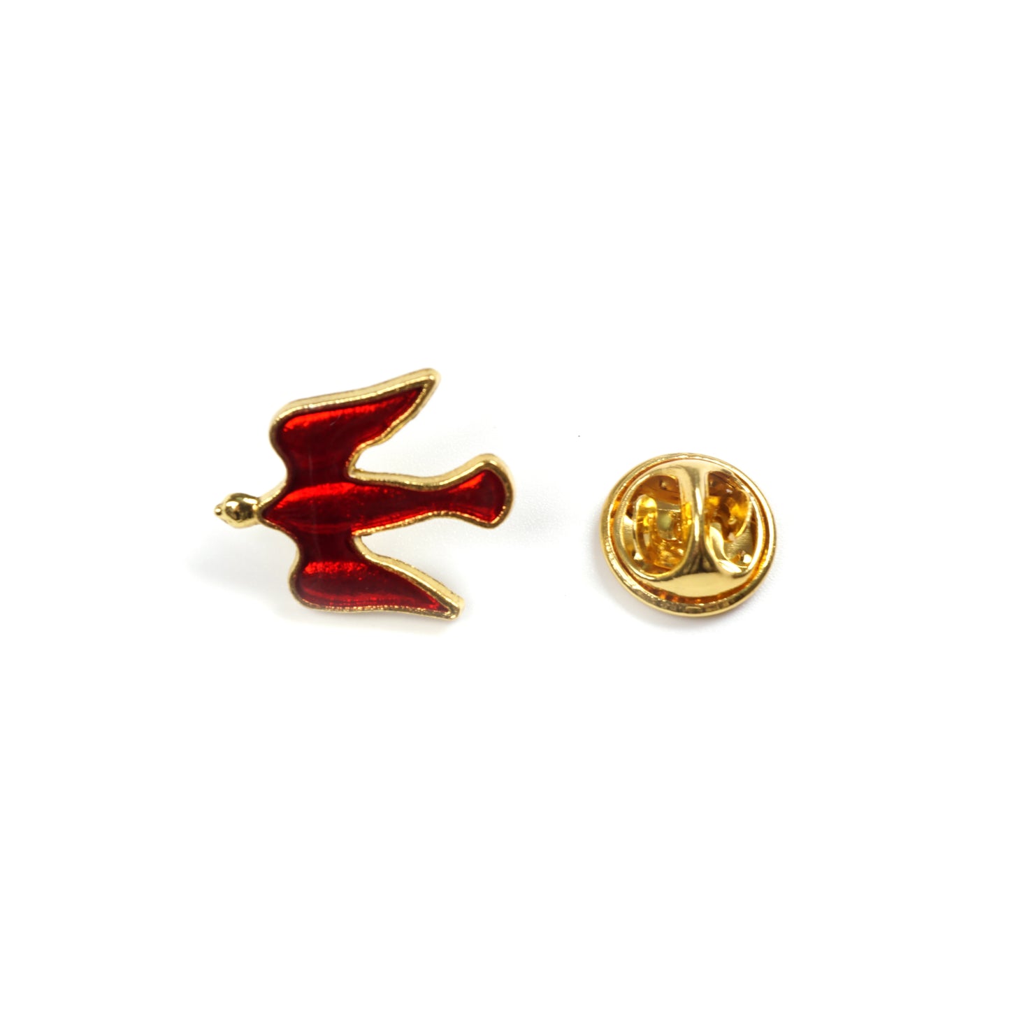 BESTPARTYFAVORS Gold Plated Holy Spirit Dove Lapel Pin