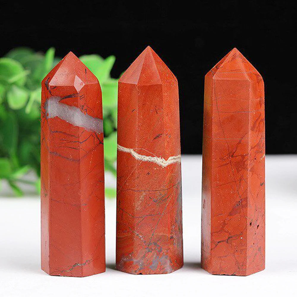 AierCrystal Stone Wand Rose Quartz Amethyst Point Decor