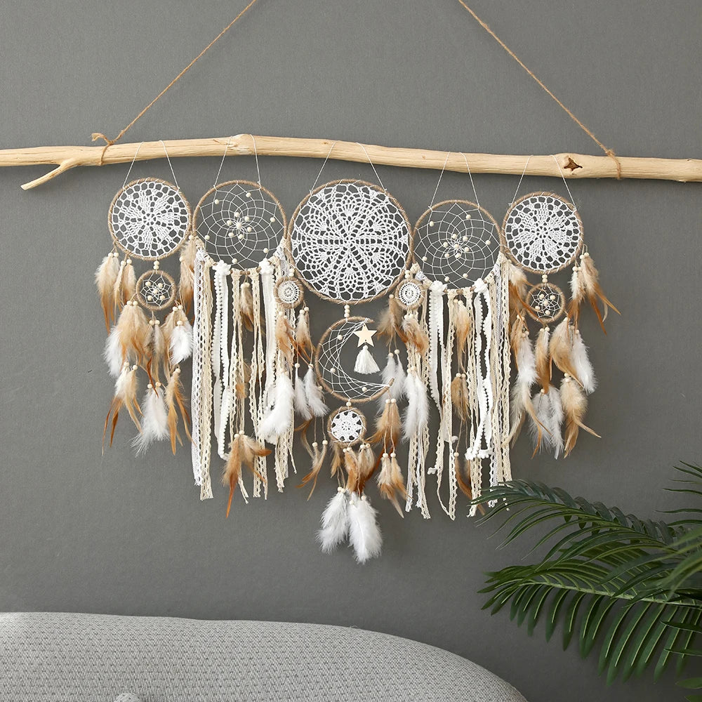 Dreamcatcher Set Bohemian Metal Wall Hanging Decor Collection