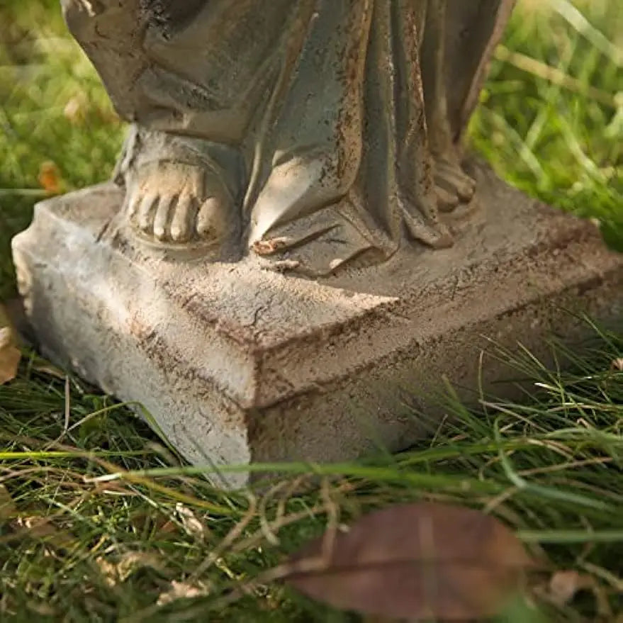 Virgin Mary Garden Statue Outdoor Resin Religious Sculpture