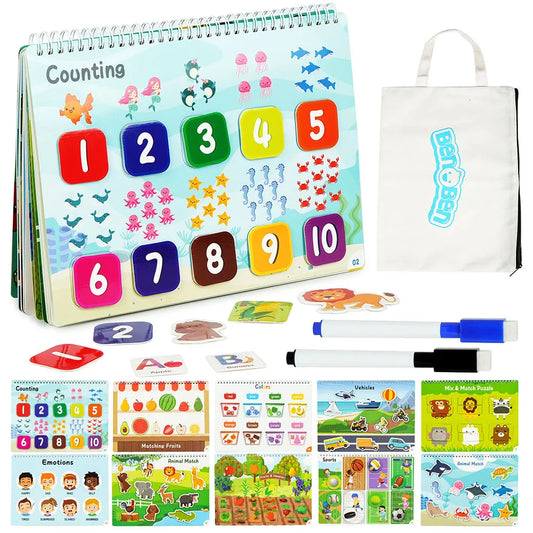 Busy Book Autism Sensory Activities for Toddlers and Preschoolers
