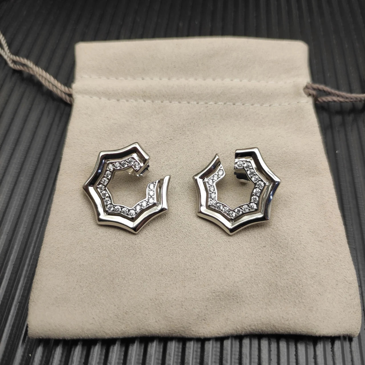 NONECN Earrings Metal Stud Fashion Gift Accessory Elegant