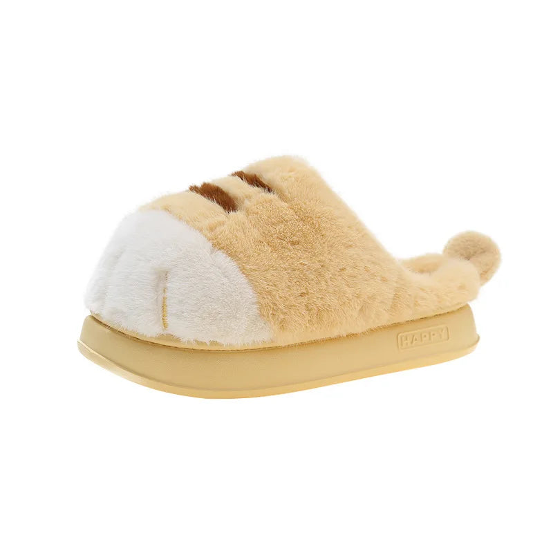 Feerldi Slippers Furry Indoor Outdoor Non Slip Everyday