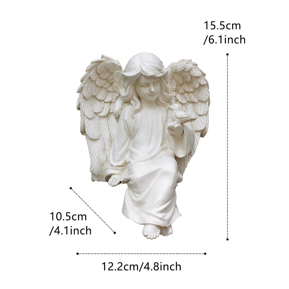 Angel Ornament Creative Decor For Home Garden Courtyard