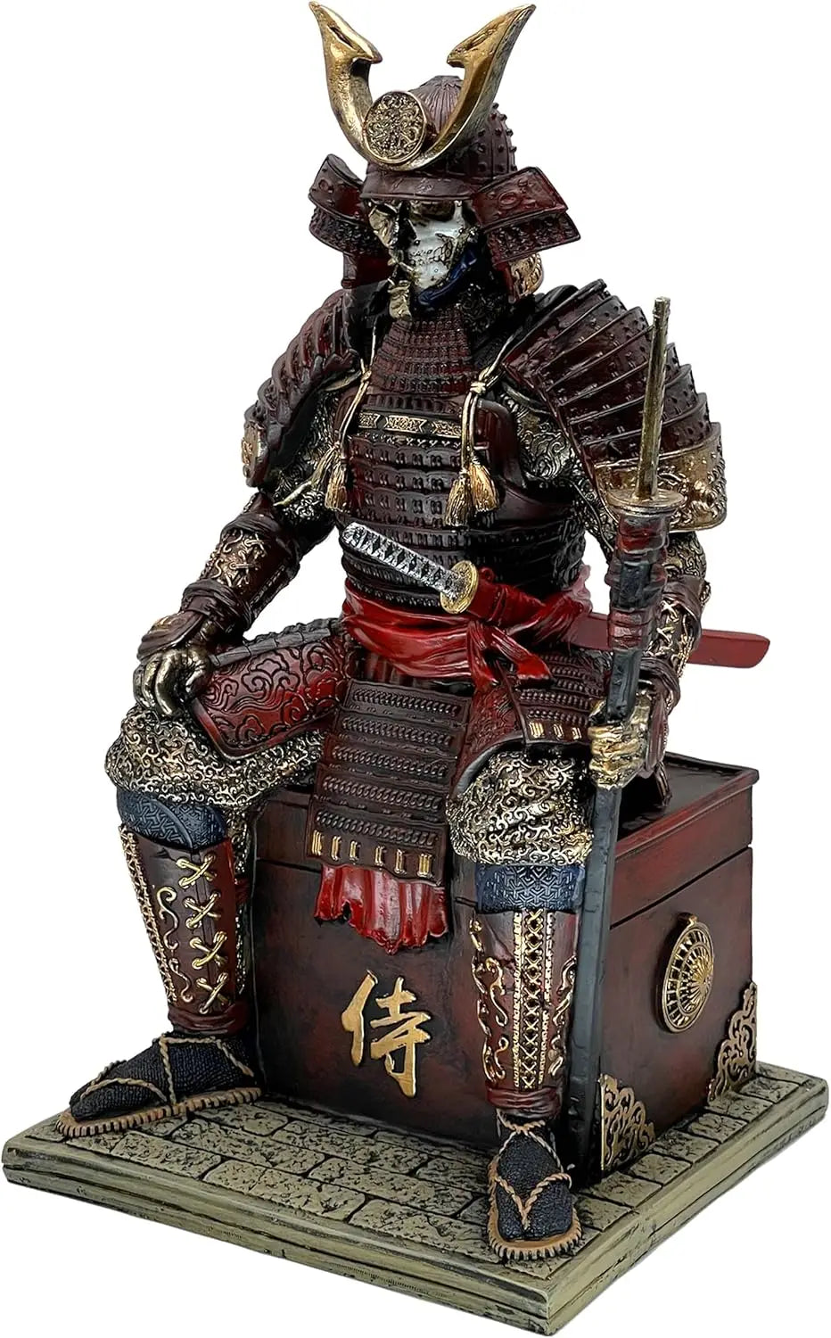 Statue Resin Medieval Samurai Undead Warrior Figurine
