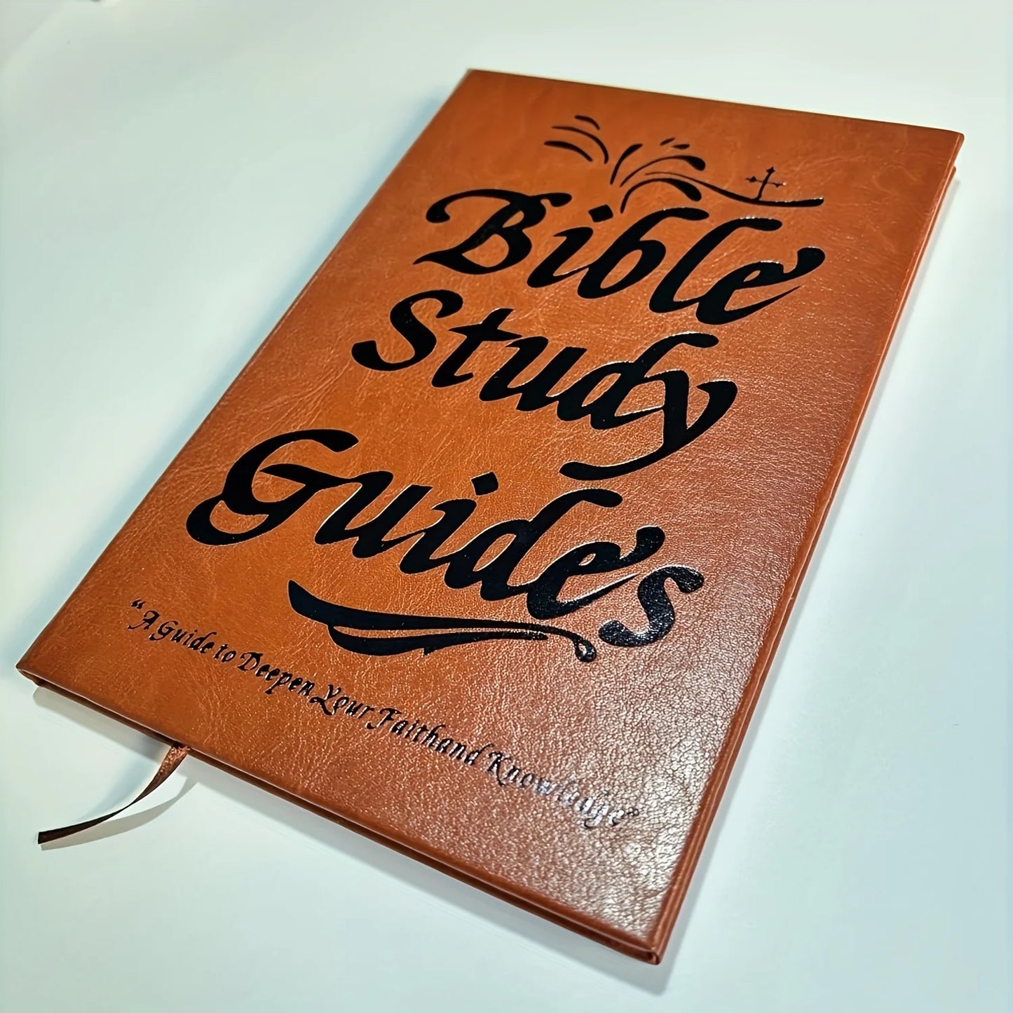 Bible Study Guide Leather Prayer Diary With Scripture Section