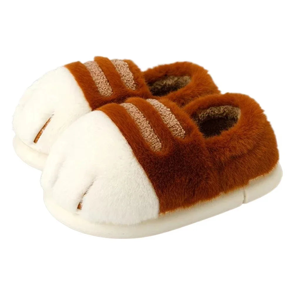 Feerldi Slippers Furry Indoor Outdoor Non Slip Everyday