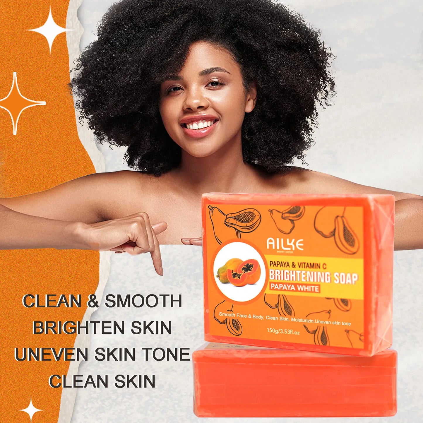 AILKE Natural Kojic Acid Soap for Hyperpigmentation and Brightening