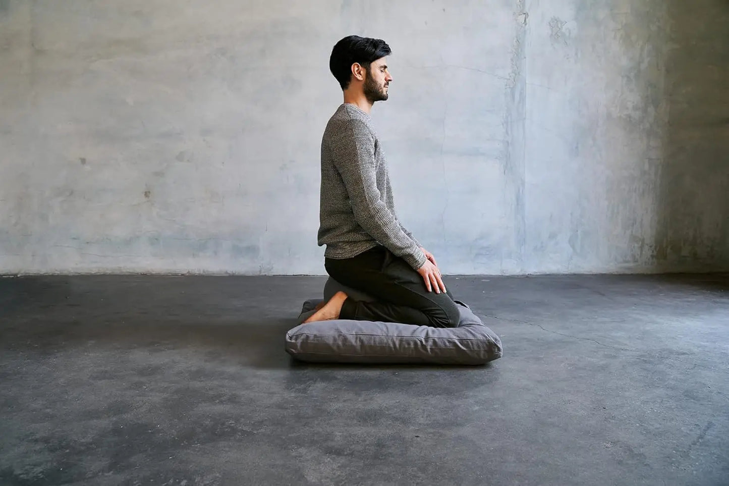 YTYIN Meditation Cushion Zafu Organic Buckwheat Filled