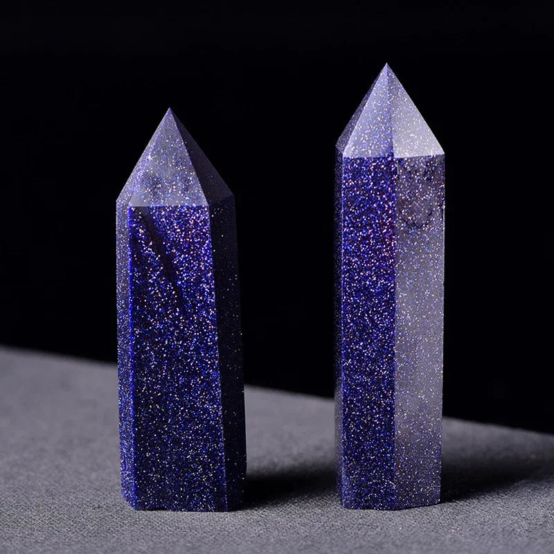 AierCrystal Stone Wand Rose Quartz Amethyst Point Decor
